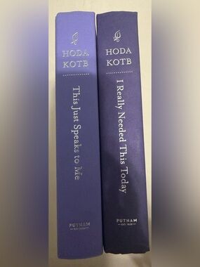 Hoda Kotb Hardcover Devos (This Just Speaks to Me & I Really Needed This Today)